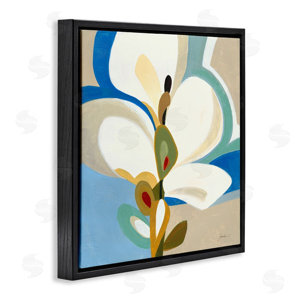 Stupell Industries Liz Jardine | White & Blue Orchid Wall Art