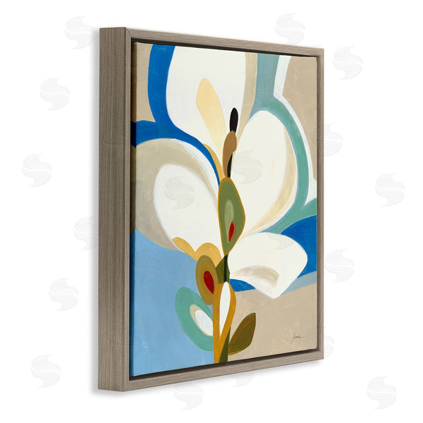 Stupell Industries Liz Jardine | White & Blue Orchid Wall Art