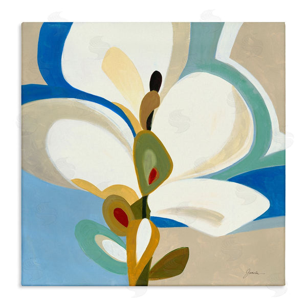 stupell industries Liz Jardine | White & Blue Orchid Wall Art