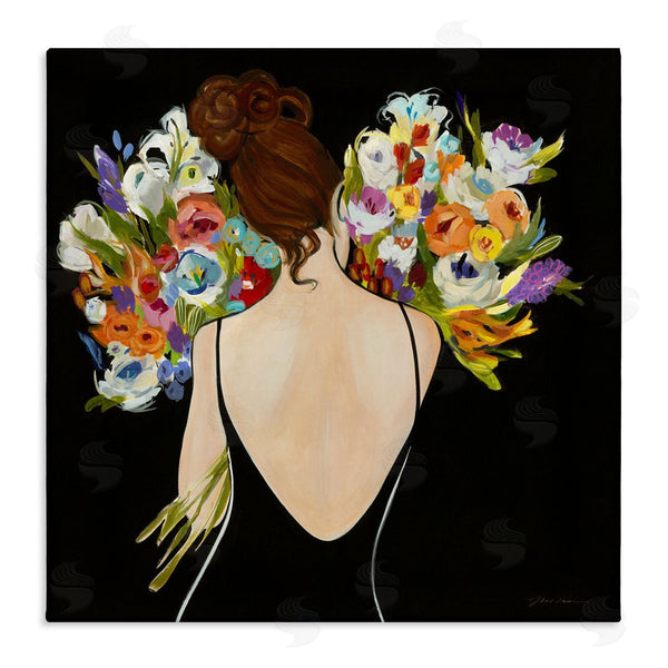 stupell industries Liz Jardine | Woman with Flower Bouquets