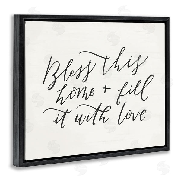 Stupell Industries Loni Harris | Bless This Home Typography