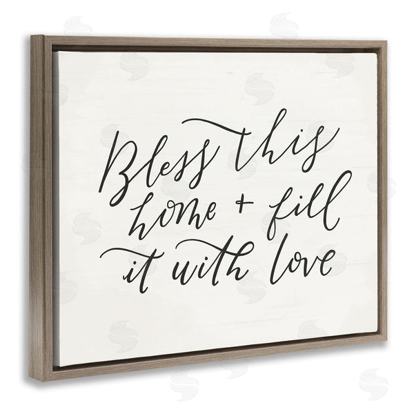Stupell Industries Loni Harris | Bless This Home Typography