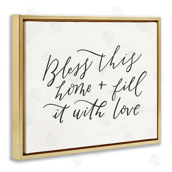 Stupell Industries Loni Harris | Bless This Home Typography