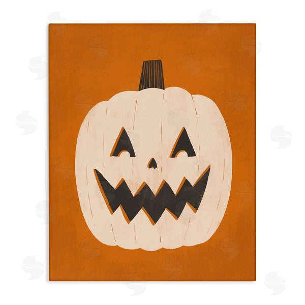 stupell industries Loni Harris | Happy Jack-o-Lantern Halloween Pumpkin Wall Art