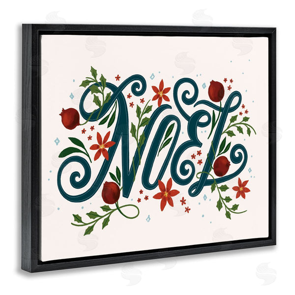Stupell Industries Loni Harris | Noel With Rustic Winter Botanicals
