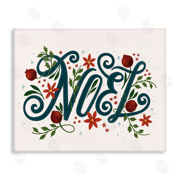 stupell industries Loni Harris | Noel with Rustic Winter Botanicals