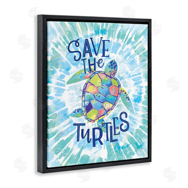 Stupell Industries Loni Harris | Save The Turtles Tie Dye