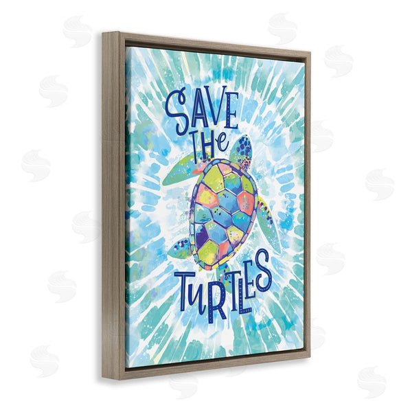 Stupell Industries Loni Harris | Save The Turtles Tie Dye