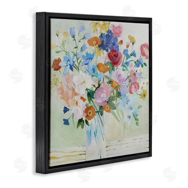 Stupell Industries LORENZO COLLECTION | Abstract Mixed Hued Flowers