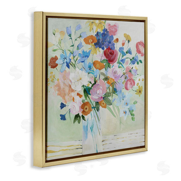 Stupell Industries LORENZO COLLECTION | Abstract Mixed Hued Flowers