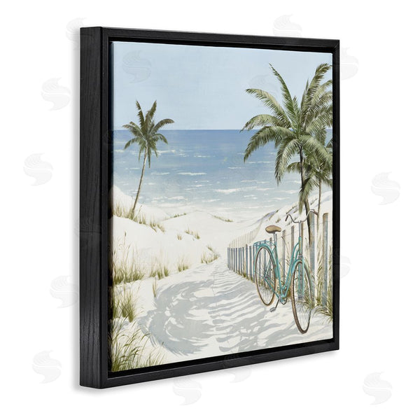 Stupell Industries Lorenzo Collective | Beach Bike Coastal Scene Wall Art