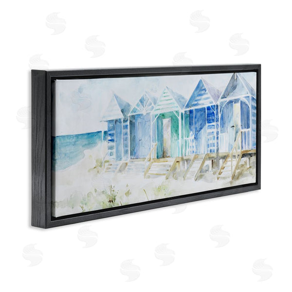 Stupell Industries Lorenzo Collective | Beach Cabins In A Row Wall Art