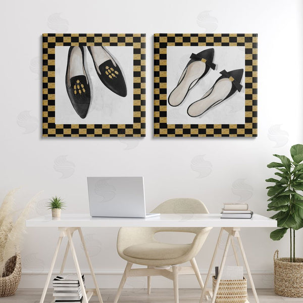 Stupell Industries Lorenzo Collective | Black Flats & Sliders Wall Art