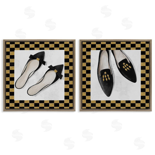 Stupell Industries Lorenzo Collective | Black Flats & Sliders Wall Art