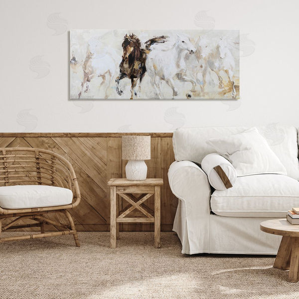 Stupell Industries Lorenzo Collective | Dancing Horses Abstract Scene Wall Art