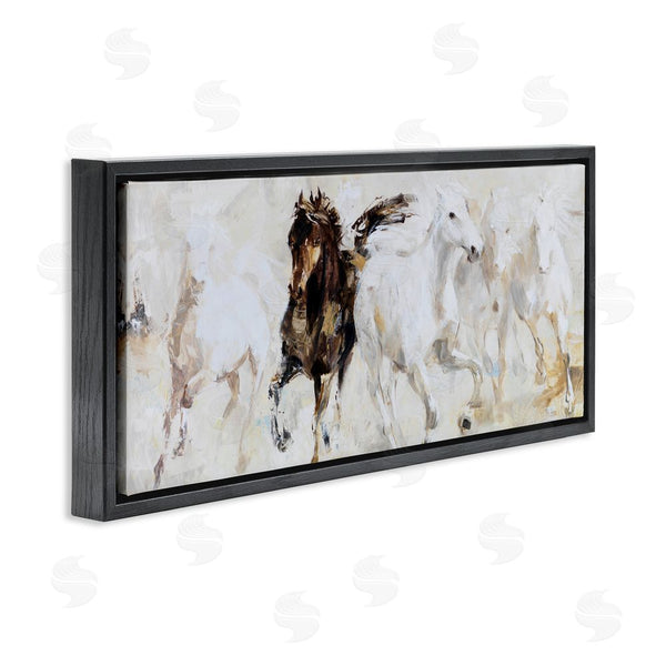 Stupell Industries Lorenzo Collective | Dancing Horses Abstract Scene Wall Art