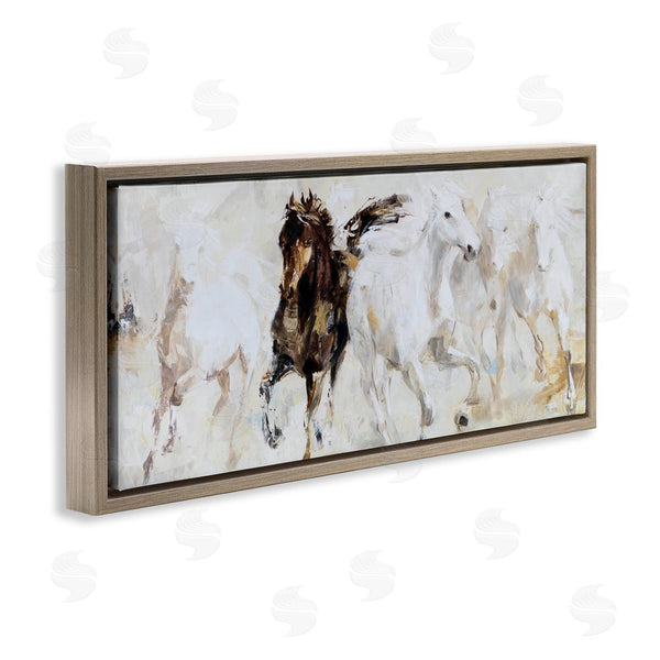Stupell Industries Lorenzo Collective | Dancing Horses Abstract Scene Wall Art