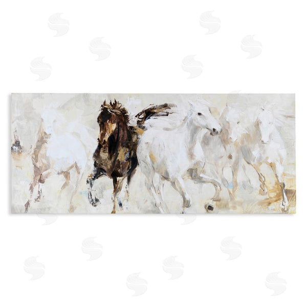 stupell industries Lorenzo Collective | Dancing Horses Abstract Scene Wall Art