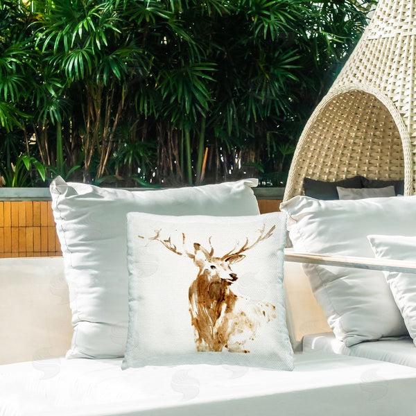 Stupell Industries Lorenzo Collective | Deer Portrait Head Shot Throw Pillow