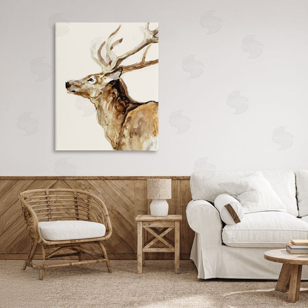 Stupell Industries Lorenzo Collective | Deer Portrait Profile View Wall Art