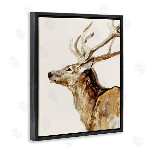 Stupell Industries Lorenzo Collective | Deer Portrait Profile View Wall Art