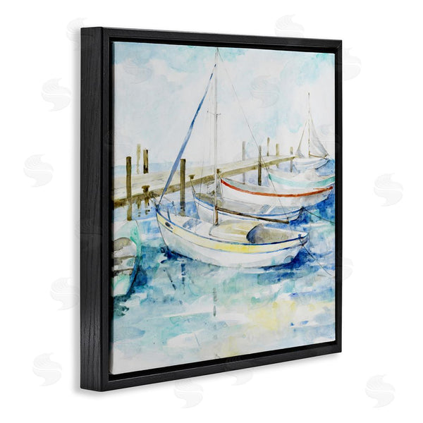 Stupell Industries Lorenzo Collective | Docked Sails On Stormy Seas Wall Art