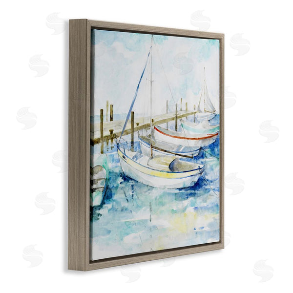 Stupell Industries Lorenzo Collective | Docked Sails On Stormy Seas Wall Art