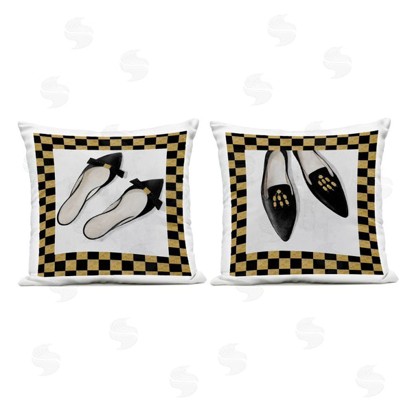 Stupell Industries Lorenzo Collective | Flats & Sliders Shoes Throw Pillow