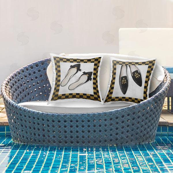 Stupell Industries Lorenzo Collective | Flats & Sliders Shoes Throw Pillow