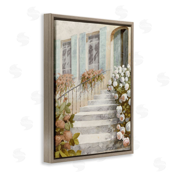 Stupell Industries LORENZO COLLECTIVE | Floral Entry Stairs