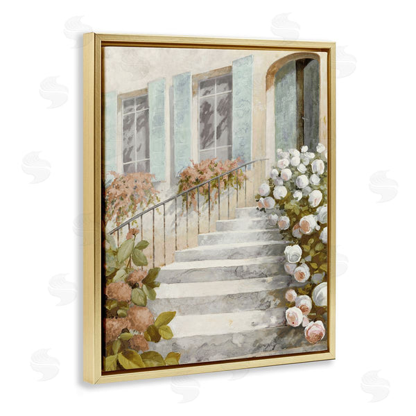 Stupell Industries LORENZO COLLECTIVE | Floral Entry Stairs