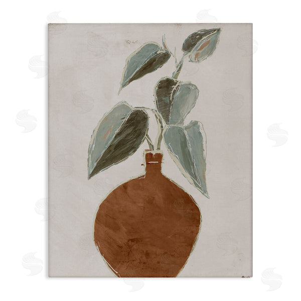 stupell industries Lorenzo Collective | Natural Tan Greenery Wall Art