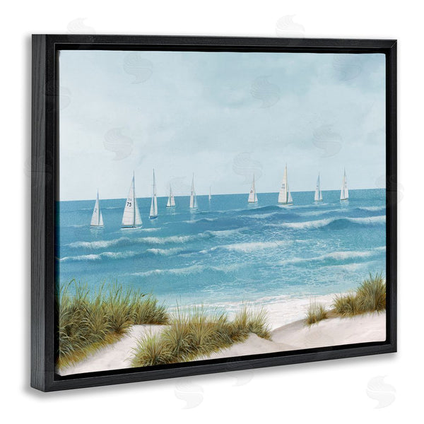 Stupell Industries Lorenzo Collective | Sail Away Seaside Boats Wall Art