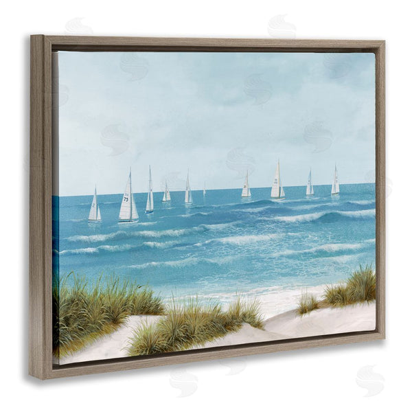 Stupell Industries Lorenzo Collective | Sail Away Seaside Boats Wall Art