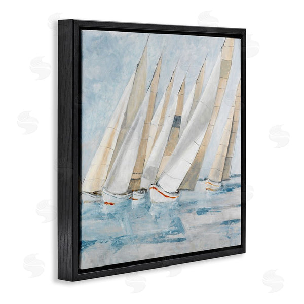 Stupell Industries Lorenzo Collective | Sailboat Regatta Coastal Scene Wall Art