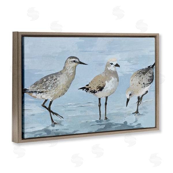 Stupell Industries Lorenzo Collective | Sandpipers Beach Coastal Scene Wall Art