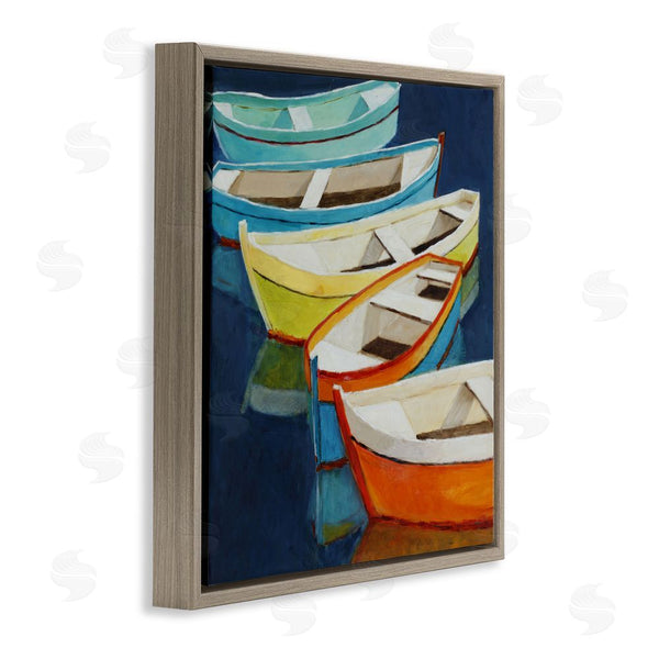 Stupell Industries Lorenzo Collective | Serene Rowboats In Summer Wall Art