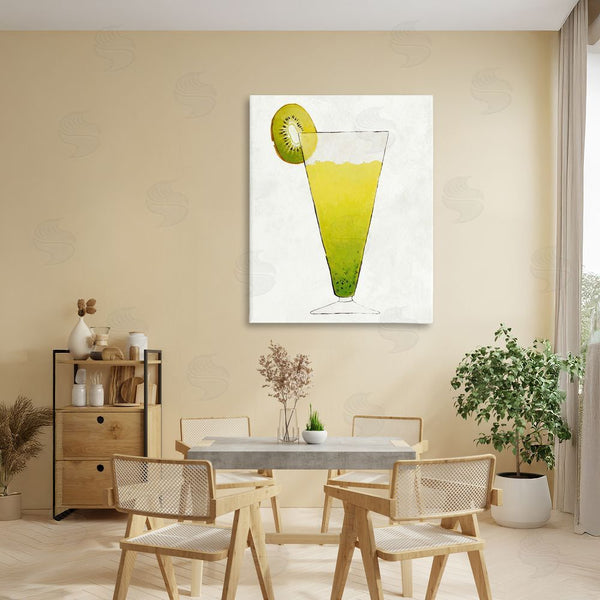 Stupell Industries Lorenzo Collective | Summer Cocktail Kiwi Slice Wall Art
