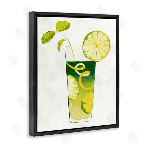 Stupell Industries Lorenzo Collective | Summer Cocktail Lime Mint Wall Art