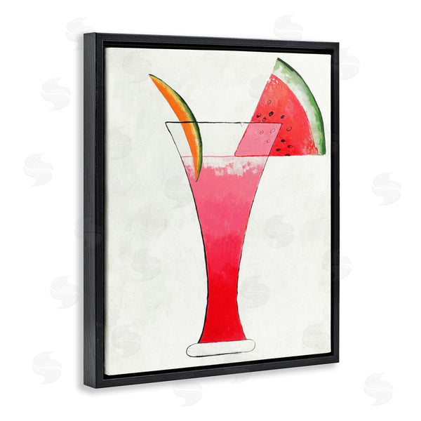 Stupell Industries Lorenzo Collective | Summer Cocktail Watermelon Slice Wall Art