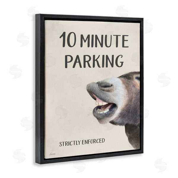 Stupell Industries Lori Deiter | 10 Minute Parking Donkey Wall Art
