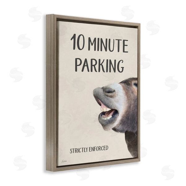 Stupell Industries Lori Deiter | 10 Minute Parking Donkey Wall Art