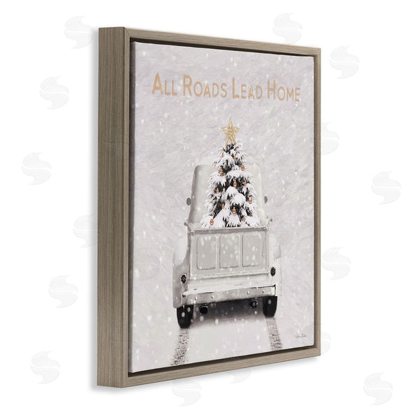 Stupell Industries Lori Deiter | All Roads Lead Home Wall Art