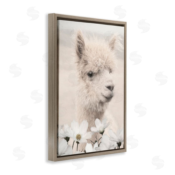 Stupell Industries Lori Deiter | Alpaca With White Blossoms