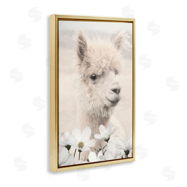 Stupell Industries Lori Deiter | Alpaca With White Blossoms