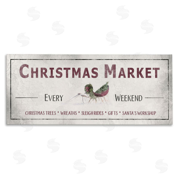 stupell industries Lori Deiter | Christmas Market Every Weekend Wall Art
