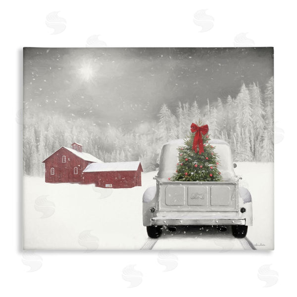 stupell industries Lori Deiter | Christmas Tree in Farm Truck