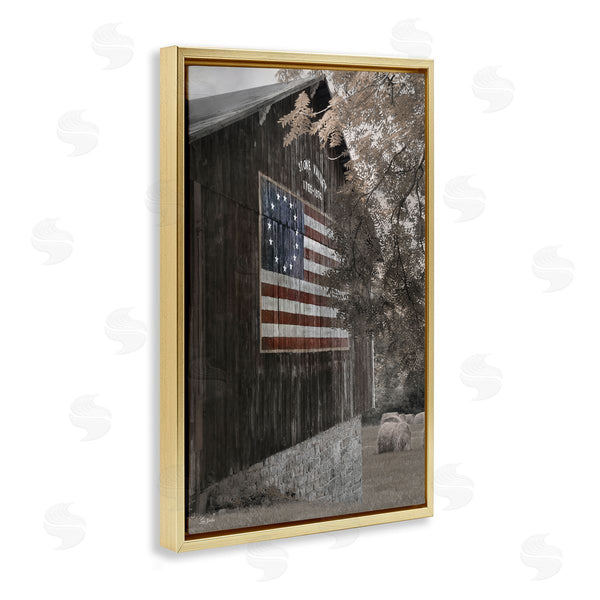 Stupell Industries Lori Deiter | Colonial Flag On Barn
