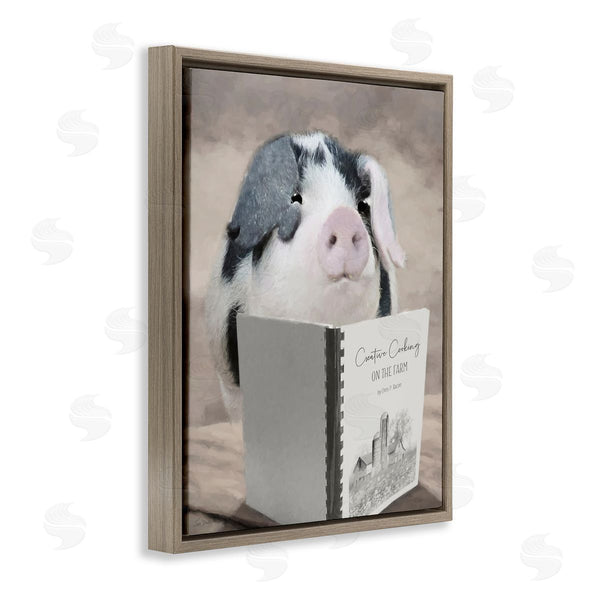 Stupell Industries Lori Deiter | Creative Cooking Pig Wall Art