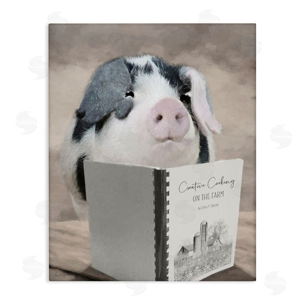 stupell industries Lori Deiter | Creative Cooking Pig Wall Art